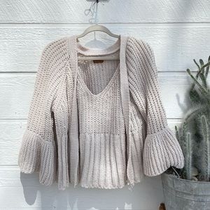Chunky Knit Long Sleeve Sweater